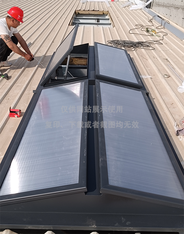 兰州王老吉生产车间灞桥排烟天窗