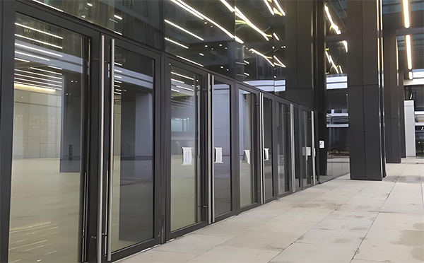 灞桥玻璃地弹门