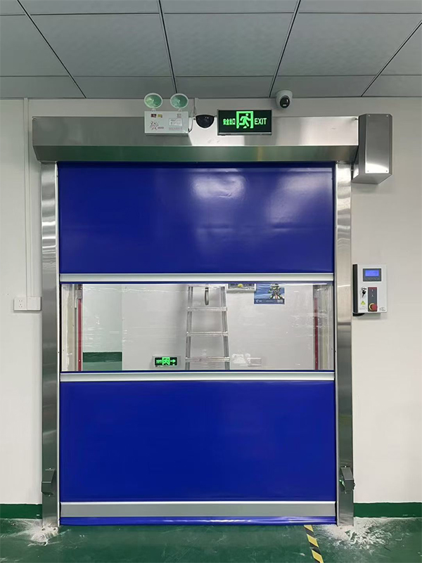 灞桥快速灞桥卷帘门在冷链物流仓储区的应用实践